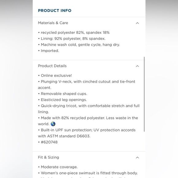 NWT- Old Navy - 3X. Front Cutout Tie One Piece Swimsuit - Picture 3 of 11